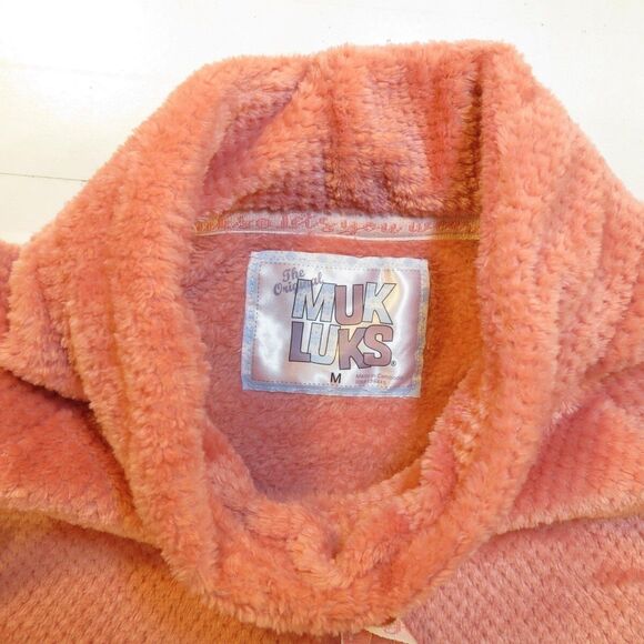 MUKLUKS SWEATSHIRT Womens M COZY SLEEP PAJAMA Pink Butter Soft NEW WITH TAGS - Picture 4 of 4